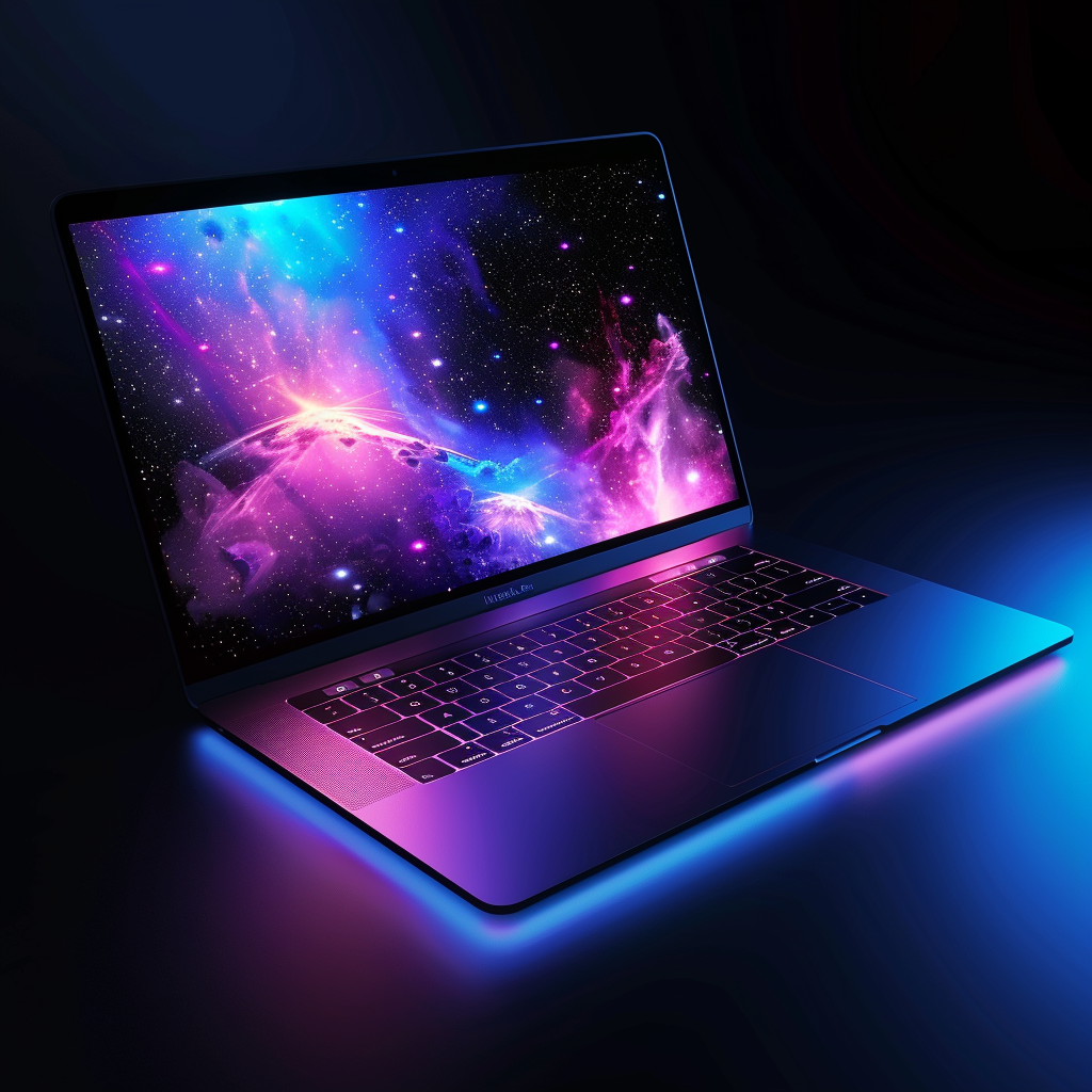 Mockup de laptop Andromeda Studio